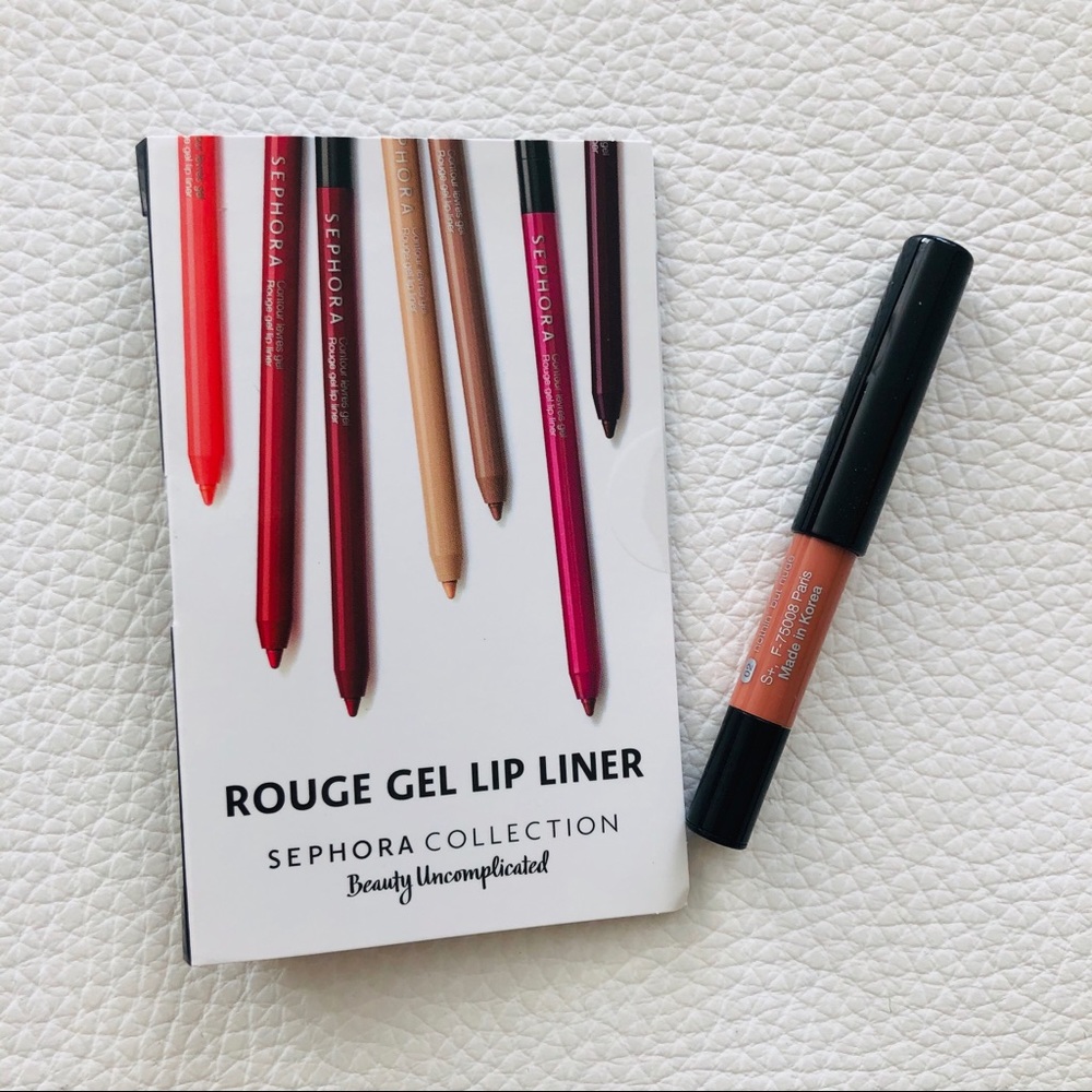 2X Sephora new Gel Mini Lipliner in 02 Nothing But Nude - Picture 4 of 6